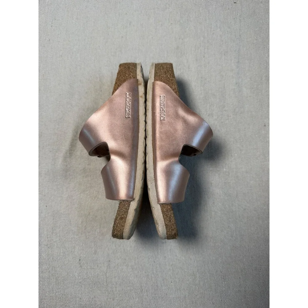 Birkenstock Arizona Kids Sandals Metallic Copper Rose Gold 32 US 1-1.5 Narrow
